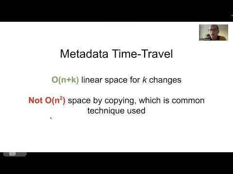 Data As Of Platform: Metadata Time travel - Foundational Elements