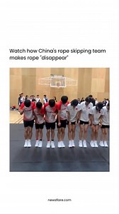 Watch how China's rope skipping team makes rope "disappear" Follow 𝙀𝙡𝙫𝙞𝙨 𝙔𝙤𝙪𝙧 𝘽𝙤𝙤𝙠 𝙋𝙚𝙧𝙨𝙤𝙣for more of the internet's biggest viral moments. License videos for use on your channels, or upload your videos today to start earning! | 𝙀𝙡𝙫𝙞𝙨 𝙔𝙤𝙪𝙧 𝘽𝙤𝙤𝙠 𝙋𝙚𝙧𝙨𝙤𝙣