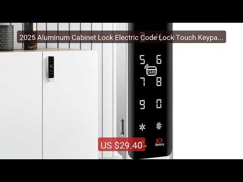 2025 Aluminum Cabinet Lock Electric Code Lock Touch Keypad Pas... — Best Buy 2026 | Great Quality!