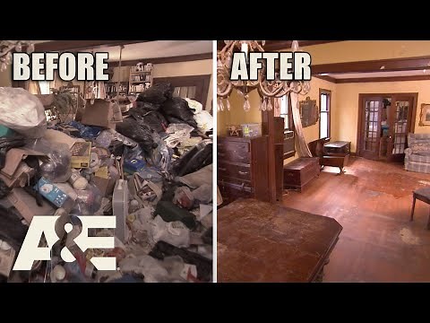 Hoarders: Woman Takes A NAP To Avoid Dealing With Cleanup Process | A&E