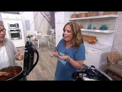 NuWave 8-qt Nutri-Pot Pressure Cooker with Pot, Glass Lid, & Rack on QVC