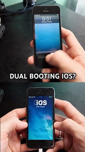Can you dual boot an iPhone? 😮‍💨 #apple