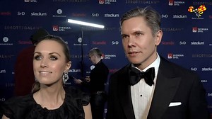 Karin Frick och Tommy Myllymäki på Idrottsgalan