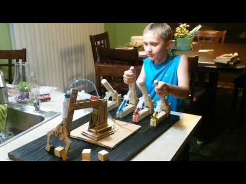 Hydraulic Crane Backhoe Science Fair Project