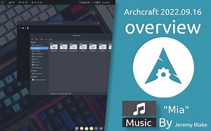 Archcraft 2022.09.16 概览 | 这是另一个基于Arch Linux的最小Linux发行版