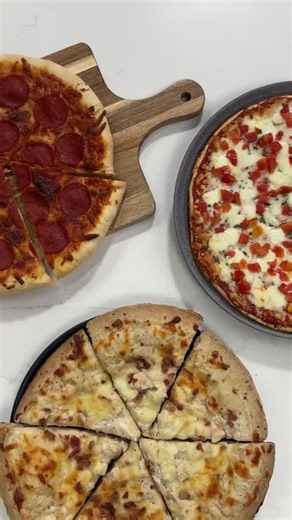 🍕 It’s a Crav’n pizza taste test! Three flavors, one tough choice — Pepperoni, Margherita, or Chicken Bacon Ranch? Which one are you grabbing first? 😋 #CravnFlavor #CravnPizza #CravnIt #TasteTest | Wright's Market