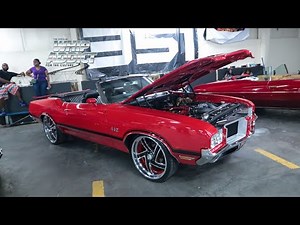 WhipAddict: Red LSX 72' Oldsmobile Cutlass Convertible on 22/24" Custom Billet Wheels
