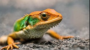 chameleon lizard displaying its remarkable ability to change color, blending seamlessly with its surroundings