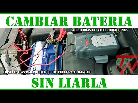 Como CAMBIAR BATERIA sin perder configuracion COCHE ( Obligatorio en Coches Nuevos ) ⚠⚡
