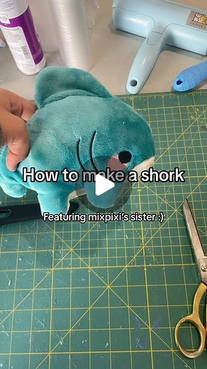 Mixpixi on Instagram: "We’ve been busy making shorks for our November 1st drop! Big thanks to @allieschein for helping me out. #plush #plushies #art #artwork #fyp #fypシ #foryoupage #stuffie #stuffedanimals #stuffedanimal #stuffedtoy #plushtoys #plushtoy #artistsoninstagram #artist #original #originalart #design #sewing #sewin #sew #sewsewsew #shark #cute #artistoninstagram #forsale #smallbusiness #artforsale #brothersews"