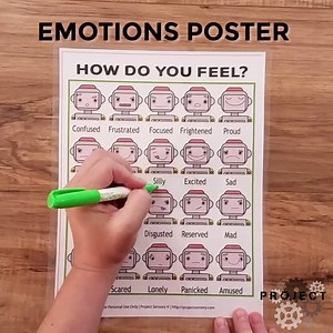 This is perfect for calming wiggles and emotions and boosting focus. Super fun, too! PRINT HERE: http://www.projectsensory.com/product/robot-calming-toolkit-bundle/ | Project Sensory
