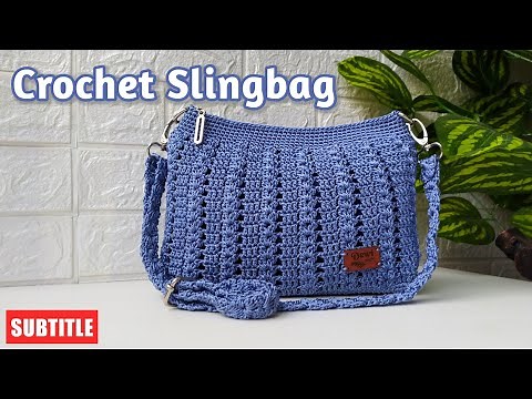 HOW TO MAKE A CROCHET SLING BAG FOR BEGINNERS