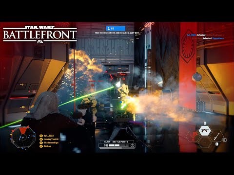 Star Wars Battlefront 2: Galactic Assault Gameplay | Starkiller base