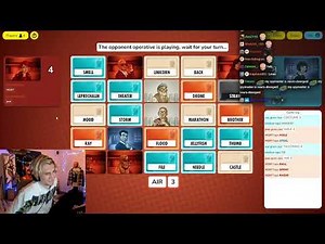 xQc Plays CODE NAMES with Moxy, Jesse & K4yfour #3