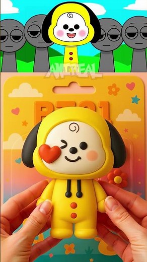 Incredibox Sprunki OC - BT21 Chimmy but Action Figure Unboxing!