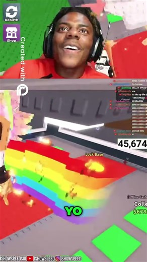 IShowSpeed Gets ROBBED in Roblox Steal a Brainrot! 😡❌ #shorts #viral #trending #gaming #fyp #foryou