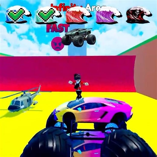 Monster Truck VS Airplace — Who Wins 🌊 #roblox