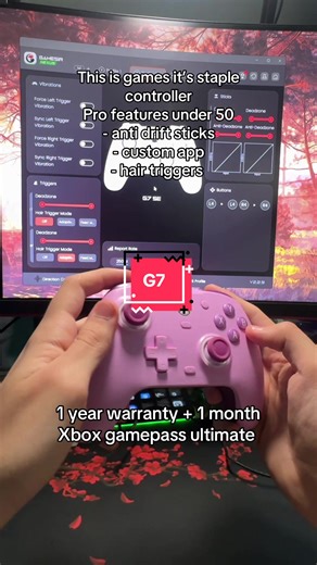 The g7 is honestly such an insane controller so many pro features @GameSir Official US #gamesir #xbox #gaming #TikTokShopCreatorPicks #controller