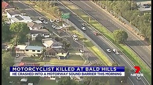4.7K views · 42 reactions | Bald Hills: Motorcyclist killed after crashing into a motorway sound barrier on Kluver Road. Latest 7 News stories: https://bitly.com/7NewsLatest #bnetraffic #7News | 7NEWS Brisbane | Facebook