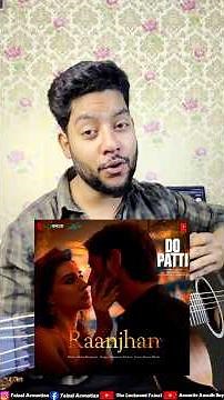 RAANJHAN On 1 CHORD | Raanjhan Guitar Lesson | Raanjhan Easy Guitar Chord For Beginners | #shorts