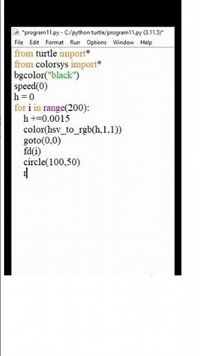 Python Programming for making beautiful flower 🌸Must Try!! Like and subscribe ||