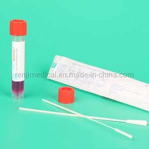 [Hot Item] Wholesale Medical Disposable Vtm Swab Sampling Collection Kit with 5 Ml Tube