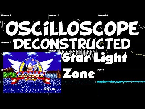 Sonic 1 - Star Light Zone - Oscilloscope Deconstruction