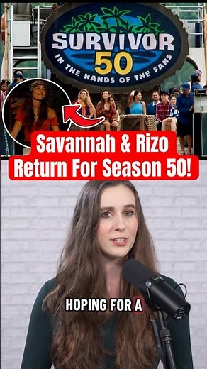 New Survivor Season 50 Trailer Confirms Guests & Return of Savannah and Rizo!