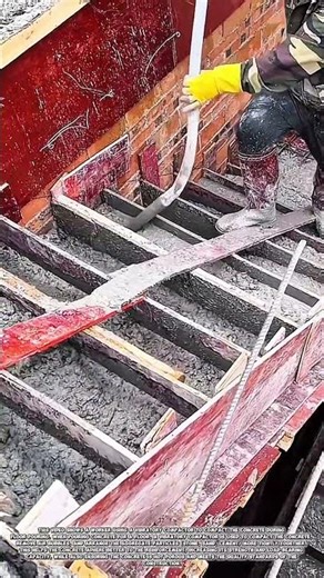 An Indispensable Step When Pouring Concrete Floors #job #tools #building #workers