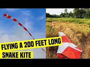 Flying a 200 feet long Snake Kite | Sri Lanka Travel Stories