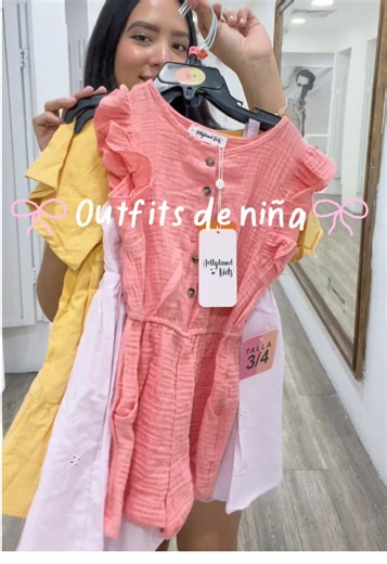 Vestidos de primavera y verano para niña