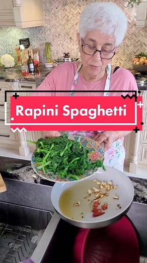 Authentic Italian Rapini Spaghetti Recipe by Nonna Elda