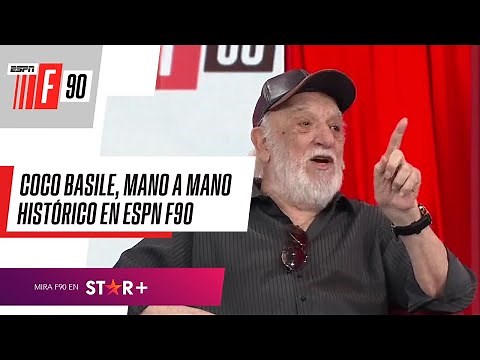 "PELÉ, MARADONA Y MESSI SON LOS 3 MÁS GRANDES": el MANO A MANO COMPLETO con COCO BASILE en #ESPNF90