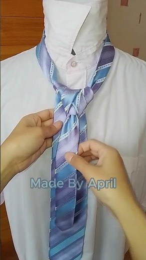 How to Tie a tie The Merovingian Necktie Knot | Tying necktie for Men Tutorial #tie #tricks #fashion