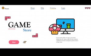 【html   css】Game 游戏主页