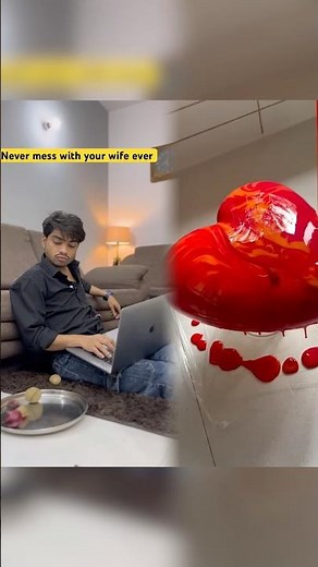 Doodh me namak is not bad 🥲 #husbandwifecomedy #patipatni #marriagelife #shadiseason #taiyabalam