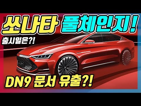 신형 쏘나타 풀체인지 DN9 문서 유출?! 현대의 야심작 이렇게 나옵니다! 예상도부터 출시일까지!