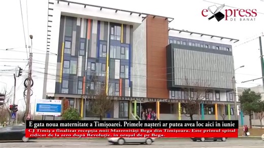 14K views · 312 reactions | E gata noua maternitate a Timișoarei. Primele nașteri ar putea avea loc aici în iunie CJ Timiș a finalizat recepția noii Maternități Bega din Timișoara. Este primul spital ridicat de la zero după Revoluție, în orașul de pe Bega. | Express de Banat | Facebook