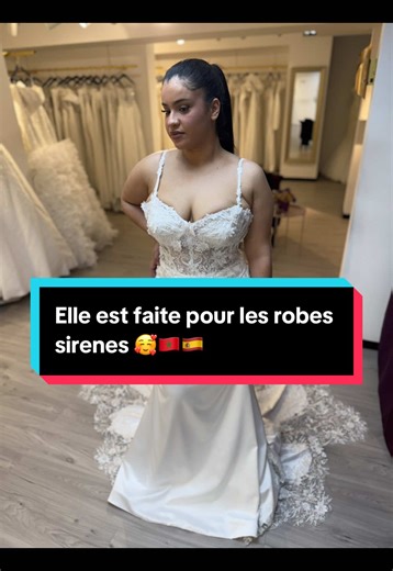 Les plus belles robes sirènes sont chez @Les 3 Violettes 😍🥰 Merci à l’inconnue du jour d’avoir sublimé nos robes de la plus classe des manières @dinabenna ✨ Si toi aussi tu recherches ta robe de mariée, abonne-toi @le_gentleman_de_la_robe et prends RDV chez Les 3 Violettes 🔥🥰 #marocaine #robesirene #bride #weddingdress #robedemariée