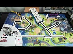 First LEGO League Challenge - City Shaper by Avenger Team FULL Run