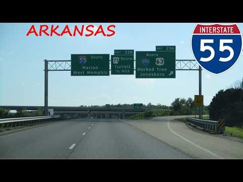 Interstate 55 - Arkansas southbound [FULL LENGTH VIDEO]