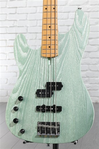 Marcus Miller P6 4-string Left-handed Electric Bass Guitar - Surf Green Metallic