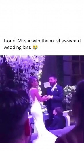 Messi's Memorable Wedding Kiss Moments
