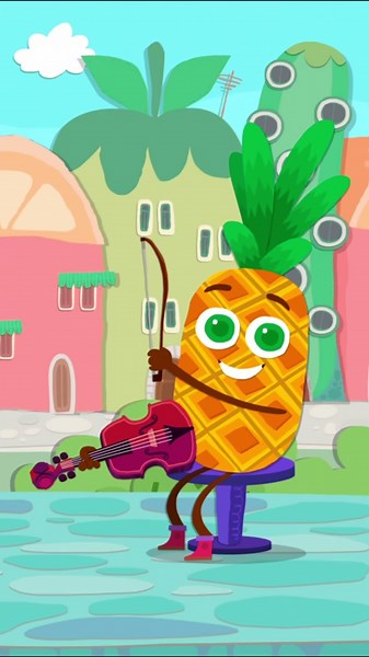 Colorful Fruit Sing Wheels on the Bus 🌈 BabyTV