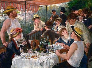 Luncheon of the Boating Party | Renoir | Painting Reproduction
