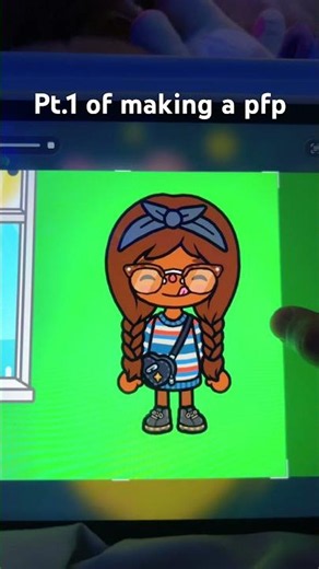 Pt.1 of making a pfp #tocaboca #profilepicture #new