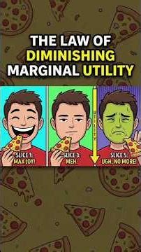 Law of Diminishing Marginal Utility Explained I Economics