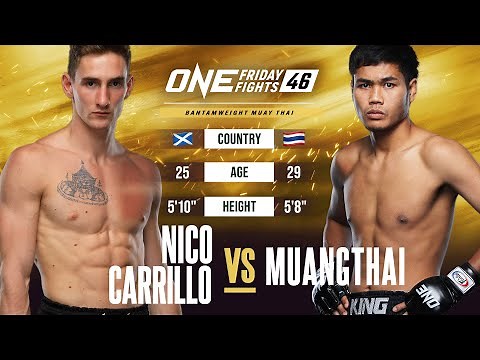 He Destroyed A Muay Thai ICON 😱 Nico Carrillo vs. Muangthai