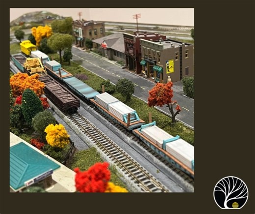 🚂 Life in a small town has its own rhythm—the sound of a freight train rolling past, autumn leaves brightening the streets, and shops lining the main road. Every detail in a layout like this tells a story of movement and community. Woodland Scenics helps you capture that charm, from vibrant fall foliage to bustling town buildings and detailed rail scenes. 📷@NJ.nscale.on.a.door #WoodlandScenics #ModelRailroad #FallLayouts #MiniatureWorlds #TrainScenery | Woodland Scenics