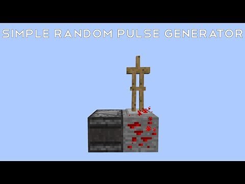 Minecraft: Compact Random Pulse Generator [1.11+]